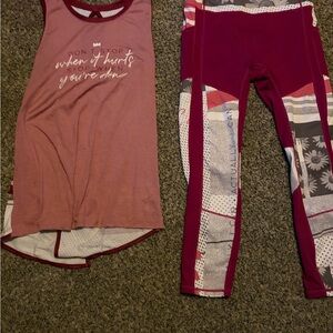 LadyBoss swag set leggings/tank